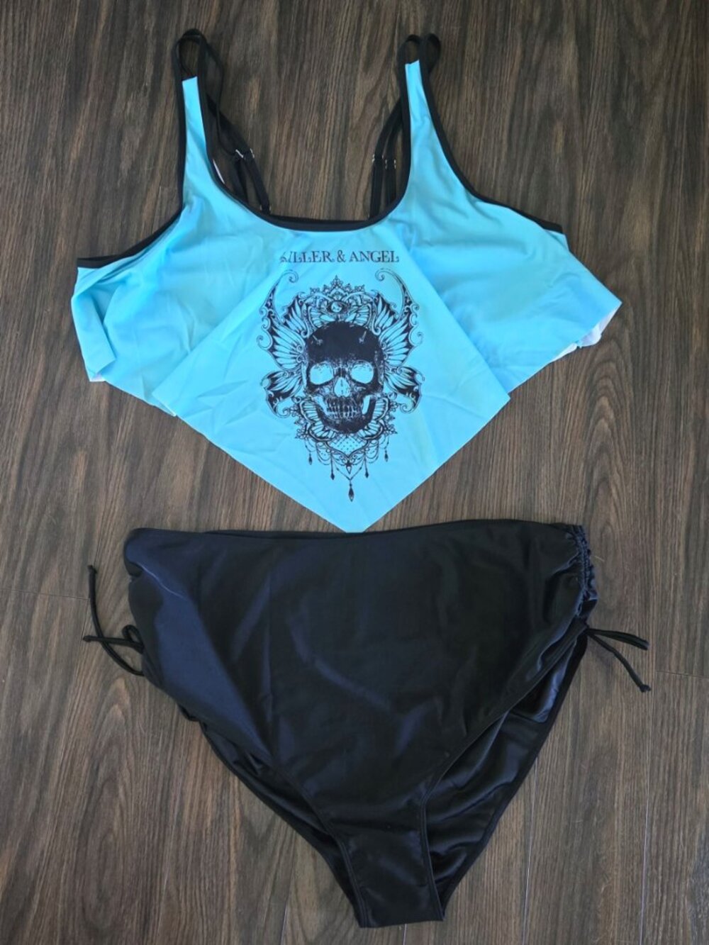 ROSE GAL "Killer & Angel" Print Cute & Sassy Bikini Swimsuit NWOT/SIZE 5X